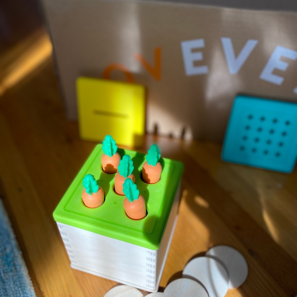 Lovevery Interactive Carrot Learning Toy (NO COINS)